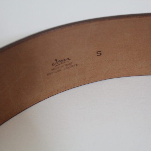 Italian made belt painted Genuine leather under30 - Picture 4 of 8